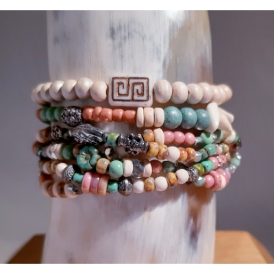 Ibiza armband pastel Ibiza armband pastel